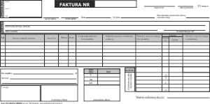 faktura dla dostawców wegla