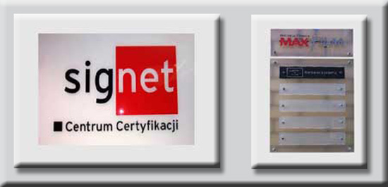 szyldy, szyldy reklamowe